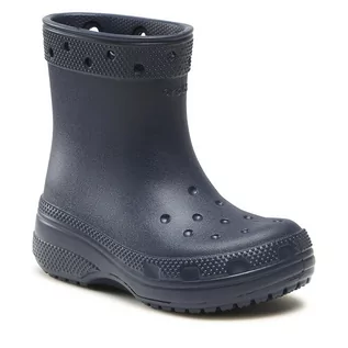 Buty dla chłopców - Kalosze Crocs Crocs Classic Boot Kids 208544 Navy 410 - grafika 1