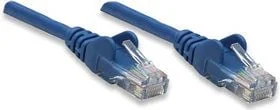 Intellinet Network Solutions Patchcord, Cat5e, UTP, 15m, niebieski, 5sztuk 319980-5P - Patchcordy - miniaturka - grafika 1