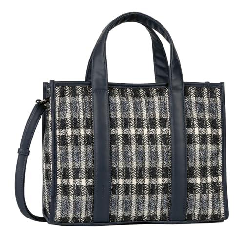 Gabor bags Lexie damska torba na ramię z zamkiem błyskawicznym, średnia wielkość, niebieska, niebieski, m, Nowoczesny