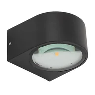 Lampy ogrodowe - Lampa elewacyjna NEL 11368 LED 5W 3000K IP54 czarny - miniaturka - grafika 1
