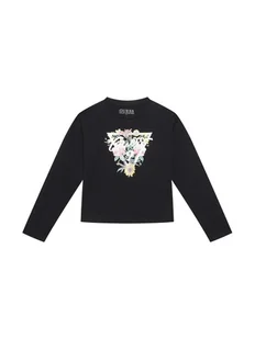 Guess Bluzka J5YI36 K6YW4 Czarny Regular Fit - Bluzki damskie - miniaturka - grafika 1