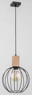 Lampy sufitowe - Alfa Sosnowscy Nowoczesna lampa wisząca ARIZAN E27 wys. 90cm brązowy czarny 27801 - miniaturka - grafika 1