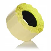 Metkownice - Metki jednorazowe do metkownicy fala żółta Kal-Pack 1sztuk - miniaturka - grafika 1