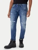 Spodnie męskie - G-Star Raw Jeansy Contor 3D D27222-E106 Niebieski Slim Fit - miniaturka - grafika 1