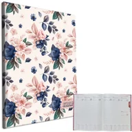 Kalendarze - Kalendarz 2026 A4 tygodniowy Niebieskie Róże - kalendarz - miniaturka - grafika 1