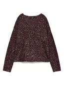 Swetry damskie - Vero Moda Sweter w kolorze ciemnofioletowym - miniaturka - grafika 1