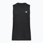 Koszulki sportowe męskie - Koszulka męska New Balance Sport Tank black/white - miniaturka - grafika 1
