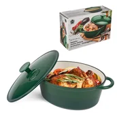 Brytfanny - Gęsiarka żeliwna emaliowana Konighoffer 4 l - miniaturka - grafika 1