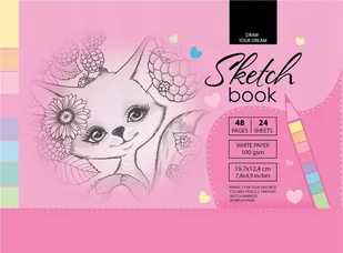 Szkicownik 197x124/48K 100g TW FRESH - Przybory szkolne - miniaturka - grafika 1