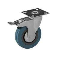Meble modułowe i akcesoria - Zestaw jezdny skrętny 100 mm/65 kg z hamulcem - miniaturka - grafika 1