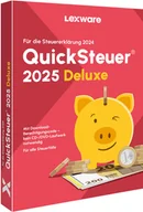 Programy finansowe i kadrowe - LEXWARE QuickSteuer Deluxe 2025 Box 06815-0074 - miniaturka - grafika 1