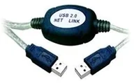 Adaptery i przejściówki - MicroConnect USB Network Cable 2.0 USBNETLINK - miniaturka - grafika 1
