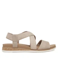 Sandały damskie - Sandały Skechers BOBS Desert Kiss Low 114705/TPE Beżowy - miniaturka - grafika 1