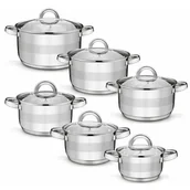 Zestawy garnków i patelni - Zestaw garnków TADAR Roger (12 elementów) - miniaturka - grafika 1