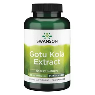 Gotu Kola ekstrakt 100 mg/120 kaps. (Swanson) - Suplementy naturalne - miniaturka - grafika 1