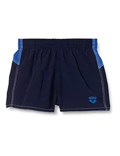 Arena Chłopięce Bywayx młodzieżowe dwukolorowe kąpielówki Granatowo-królewski biały 128 - Kąpielówki dla chłopców - miniaturka - grafika 1