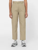 Spodnie damskie - pantaloni donna dickies phoenix cropped - dk0a4y5a khk khaki - miniaturka - grafika 1