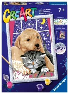 CreArt dla dzieci: Puszyści przyjaciele - Ravensburger - Zabawki kreatywne - miniaturka - grafika 1