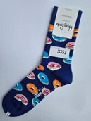 Skarpetki damskie - Kolorowe skarpety Happy Socks unisex rozmiar 41-46 (3353) - miniaturka - grafika 1