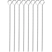 Akcesoria do grilla - Szpikulce do szaszłyków metalowe zestaw 8szt 28 cm - miniaturka - grafika 1