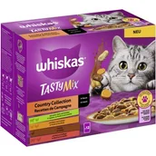 Mokra karma dla kotów - Whiskas Tasty Mix Zestaw mieszany Country Collection w sosie 12 x 85 g - miniaturka - grafika 1