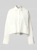 Bluzki damskie - Bluzka o kroju relaxed fit z nakładanymi kieszeniami model ‘LEE’ - miniaturka - grafika 1