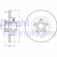 Tarcze hamulcowe - Delphi Tarcza hamulcowa BG9190RSC - miniaturka - grafika 1