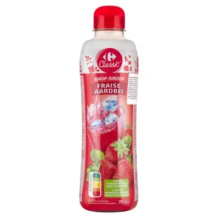 Carrefour Classic Syrop truskawkowy 75 cl - Syropy i koncentraty owocowe - miniaturka - grafika 1