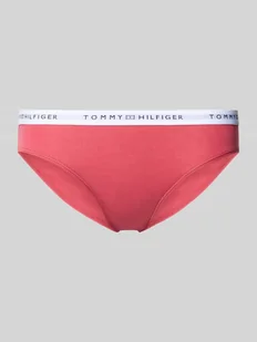 Figi z mieszanki bawełny z nadrukiem z logo - Majtki damskie - miniaturka - grafika 1