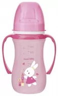 Kubki dla dzieci - Canpol babies EasyStart, Kubek treningowy, 240 ml, Sweet fun, Różowy królik - miniaturka - grafika 1