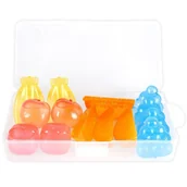Akcesoria do lodu - Kostki Lodowe Z Pojemnikiem Wielorazowe Owoce Zestaw 14 El. - miniaturka - grafika 1