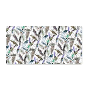 Ochronna mata na blat Ptasie pióra 120x60 cm - Podkładki na biurko - miniaturka - grafika 1