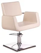 Fotele fryzjerskie - Fotel fryzjerski Vito BH-6971 kremowy - miniaturka - grafika 1