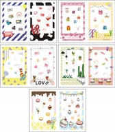 Akcesoria fotograficzne - LoveInstant Zestaw 10x Naklejki Ramki Do Fuji Instax Mini 99 12 11 40 Evo Liplay Link - miniaturka - grafika 1