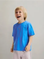Bluzki dla niemowląt - Reserved - Bawełniany t-shirt - niebieski - miniaturka - grafika 1