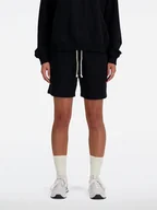 Spodnie sportowe damskie - Spodenki sportowe damskie krótkie New Balance Athletics WS41508 S Czarne (197375376158). Spodenki sportowe damskie - miniaturka - grafika 1