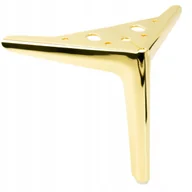 Meble modułowe i akcesoria - Noga meblowa Kotwica Elegant złoty chrom wysokość 15 cm - miniaturka - grafika 1