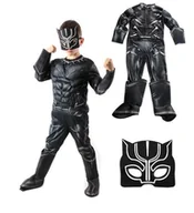 Moda i Uroda OUTLET - STRÓJ CZARNA PANTERA + MASKA AVENGERS 9-10 lat - miniaturka - grafika 1
