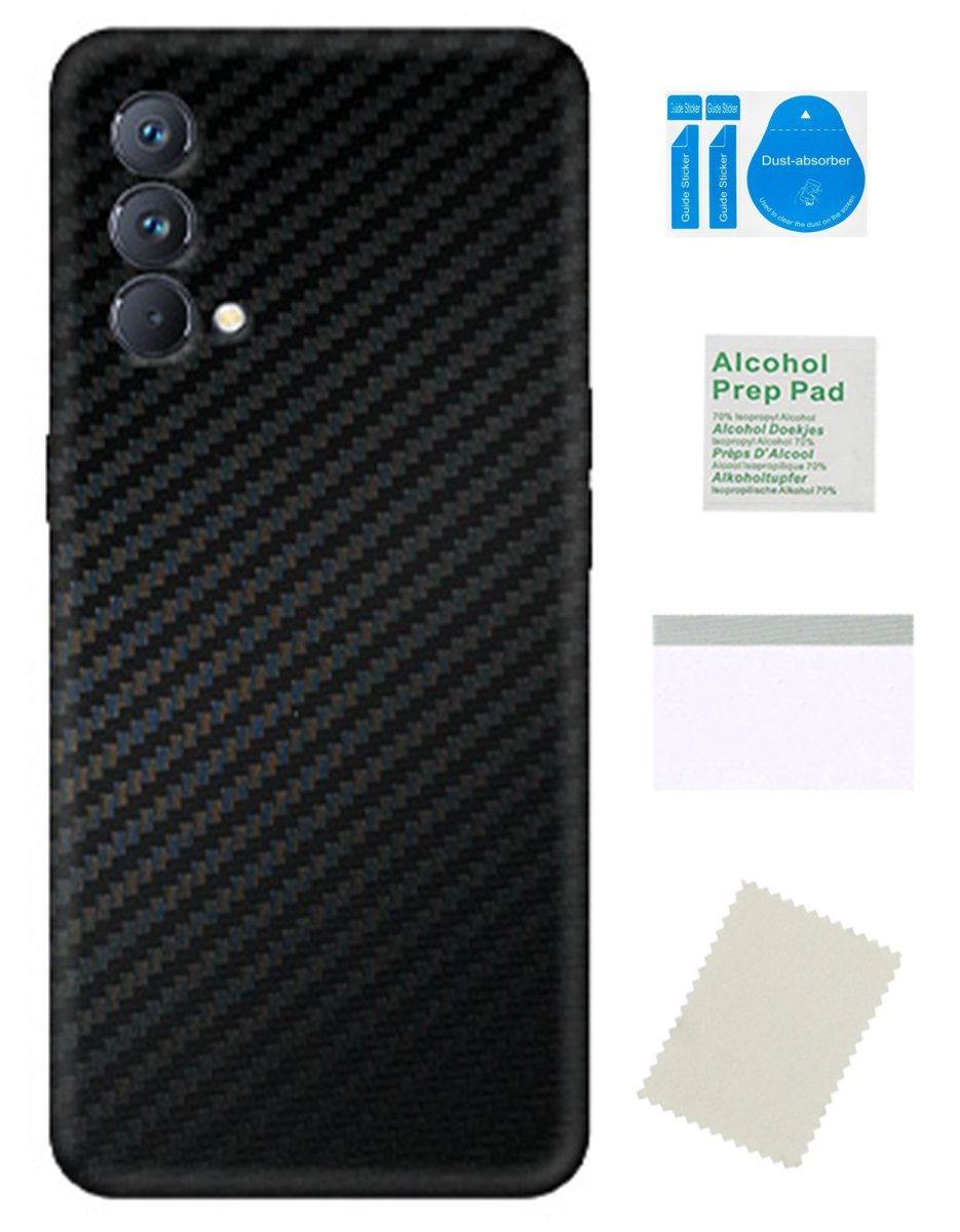 Folia ochronna do REALME GT MASTER karbon czarny 3D skórka na tył telefonu