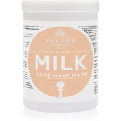 Maski do włosów - Kallos KJMN Milk Maska do każdego rodzaju włosów 1000 ml - miniaturka - grafika 1