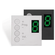 Inne akcesoria audio-wideo - PVS AUDAC DW3020/B Wall panel controller 45 x 45 mm Black version DW3020/B - miniaturka - grafika 1