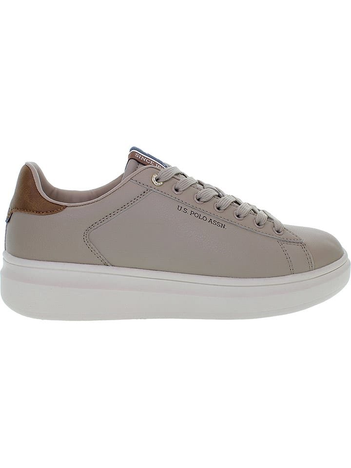 U.S. Polo Assn. Sneakersy w kolorze beżowym