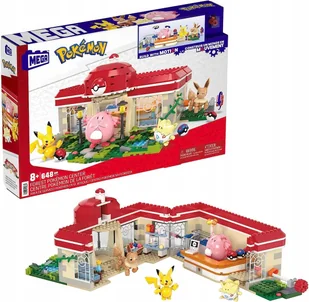 POKEMON MEGA CONSTRUX KLOCKI KONSTRUKCYJNE LEŚNE CENTRUM PIKACHU - Klocki - miniaturka - grafika 1