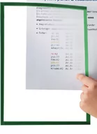 Systemy ekspozycyjne i znaki informacyjne - magnetoplan rama magnetyczna magnetofix, A4, GR ¸ N VE = 1 - miniaturka - grafika 1