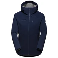 Kurtki i kamizelki sportowe damskie - Kurtka damska Mammut Ultimate Comfort SO Hooded Jacket Women Rozmiar: S / Kolor: niebieski - miniaturka - grafika 1
