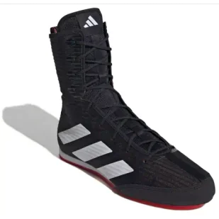Adidas Buty Bokserskie Box Hog 4 Black - Kimona, stroje i obuwie - miniaturka - grafika 1