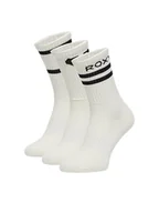 Skarpetki damskie - Roxy Skarpety CEO_AS_ROXY_11_W_AW25 (3-PACK) Biały - miniaturka - grafika 1