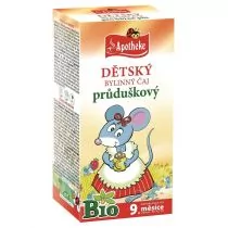 Apotheke HERBATKA DLA DZIECI - NA OSKRZELA BIO 20 x 1,5 g - - Zdrowa żywność - miniaturka - grafika 1