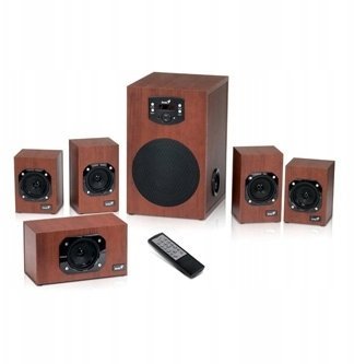 Głośniki komputerowe Genius Genius głośniki SW-HF 5.1 4600 v2, 5.1, 120W zdalne sterowanie, kino domowe