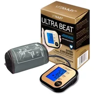 Ciśnieniomierze i akcesoria - VITAMMY ULTRA BEAT Golden Black Ciśnieniomierz naramienny 22-42 cm z podświetleniem i etui - miniaturka - grafika 1